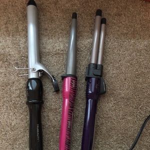 THREE curling irons/Wands ❤️❤️
